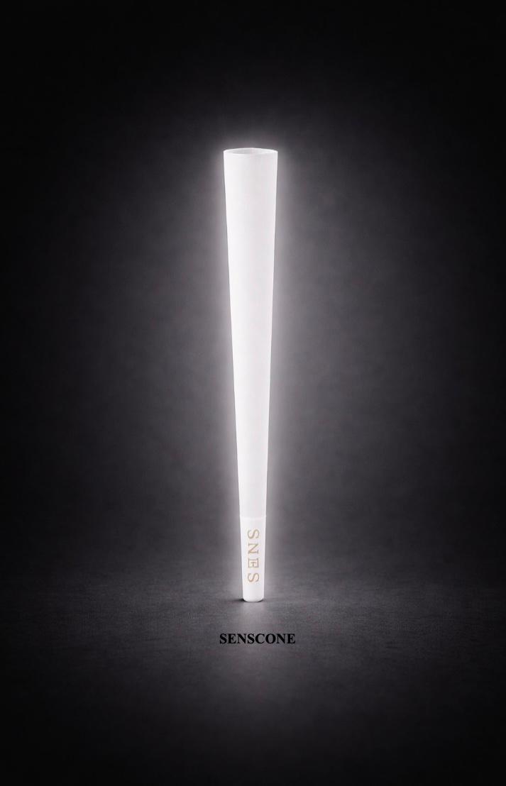 Single Senscone pre-rolled cone - perfect round shape, minimal overlap, ultra-thin glue line